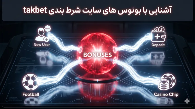 آشنایی با بونوس های سایت شرط بندی takbet